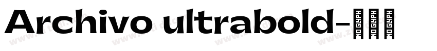 Archivo ultrabold字体转换